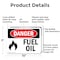 Signmission Fuel Oil, Aluminum, 7 in x 10 in OS-2PACK-DS-A-710-L-2019 - alternate 6